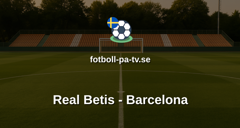 La Liga: Real Betis - Barcelona