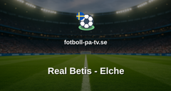 La Liga: Real Betis - Elche