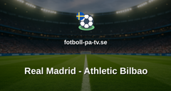 La Liga: Real Madrid - Athletic Bilbao