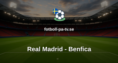 Champions League: Real Madrid - Benfica