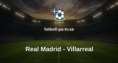 La Liga: Real Madrid - Villarreal
