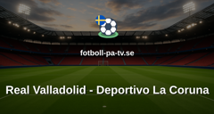 La Liga 2: Real Valladolid - Deportivo La Coruna