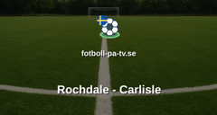 National League: Rochdale - Carlisle