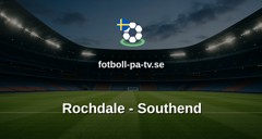 National League: Rochdale - Southend
