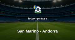Träningsmatch: San Marino - Andorra