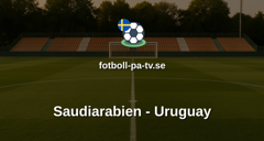 Fotbolls-VM: Saudiarabien - Uruguay