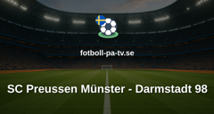 Bundesliga 2: SC Preussen Münster - Darmstadt 98