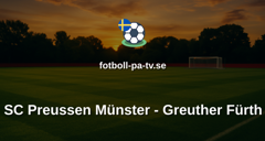 Bundesliga 2: SC Preussen Münster - Greuther Fürth