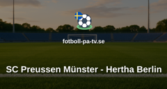 Bundesliga 2: SC Preussen Münster - Hertha Berlin