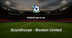 National League: Scunthorpe - Boston United