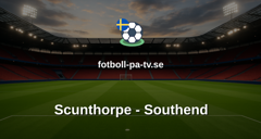 National League: Scunthorpe - Southend