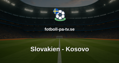 VM-kval: Slovakien - Kosovo