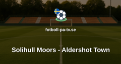 National League: Solihull Moors - Aldershot Town