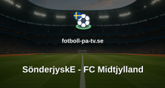 Superligan: SönderjyskE - FC Midtjylland