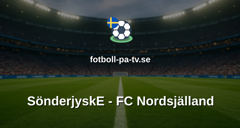 Superligan: SönderjyskE - FC Nordsjälland