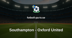Championship: Southampton - Oxford United