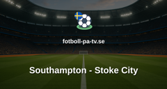 Championship: Southampton - Stoke City