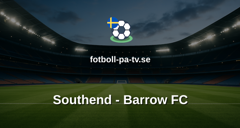 National League: Southend - Barrow FC