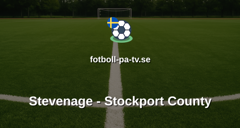 League One: Stevenage - Stockport County