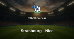 Ligue 1: Strasbourg - Nice