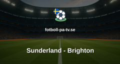 Premier League: Sunderland - Brighton