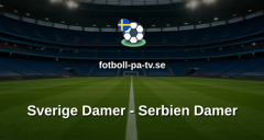 VM-kval Damer: Sverige Damer - Serbien Damer