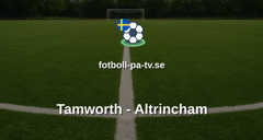 National League: Tamworth - Altrincham