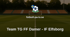 Elitettan: Team TG FF Damer - IF Elfsborg