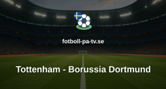 Champions League: Tottenham - Borussia Dortmund