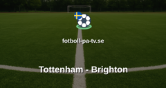 Premier League: Tottenham - Brighton