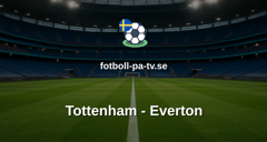 Premier League: Tottenham - Everton