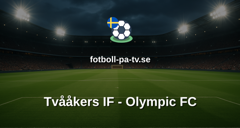 Ettan Södra: Tvååkers IF - Olympic FC