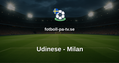 Serie A: Udinese - Milan