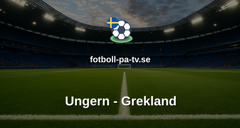 Träningsmatch: Ungern - Grekland