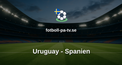 Fotbolls-VM: Uruguay - Spanien
