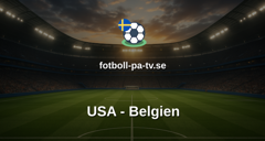 Fotbolls-VM: USA - Belgien