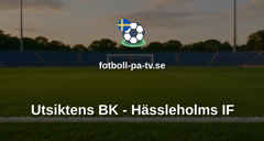 Ettan Södra: Utsiktens BK - Hässleholms IF