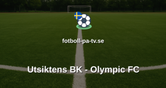 Ettan Södra: Utsiktens BK - Olympic FC