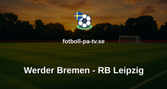 Bundesliga: Werder Bremen - RB Leipzig