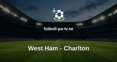 Championship: West Ham - Charlton
