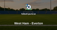 Premier League: West Ham - Everton