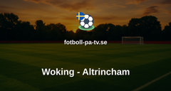 National League: Woking - Altrincham