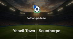 National League: Yeovil Town - Scunthorpe