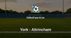 National League: York - Altrincham