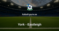 National League: York - Eastleigh