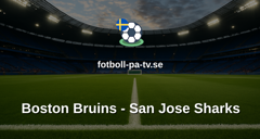 NHL: Boston Bruins - San Jose Sharks