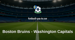 NHL: Boston Bruins - Washington Capitals