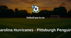 NHL: Carolina Hurricanes - Pittsburgh Penguins