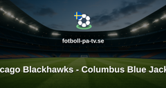 NHL: Chicago Blackhawks - Columbus Blue Jackets