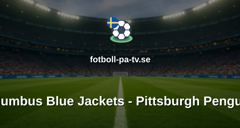NHL: Columbus Blue Jackets - Pittsburgh Penguins